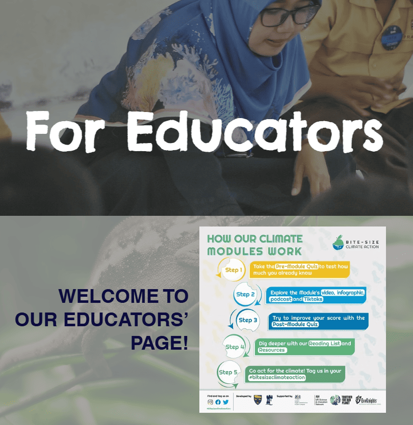 Bite Size Climate Action Modules (Educator's Guide)