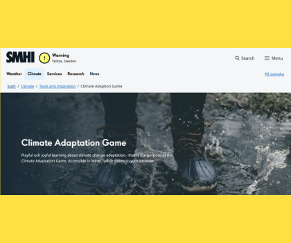 Climate Adaptation Game