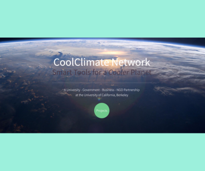 CoolClimate Network Household Carbon Simulator