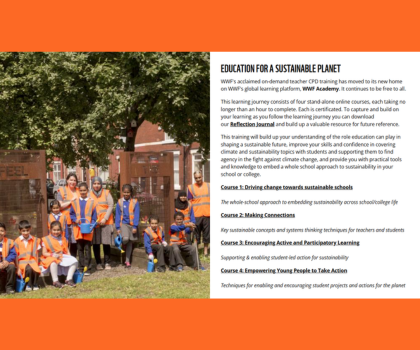 Education for a Sustainable Planet