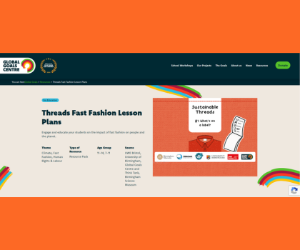 Threads Fast Fashion Lesson Plans