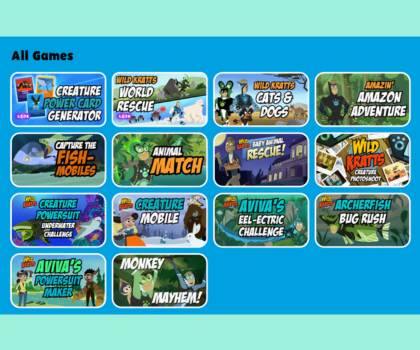 Wild Kratts Animal Games